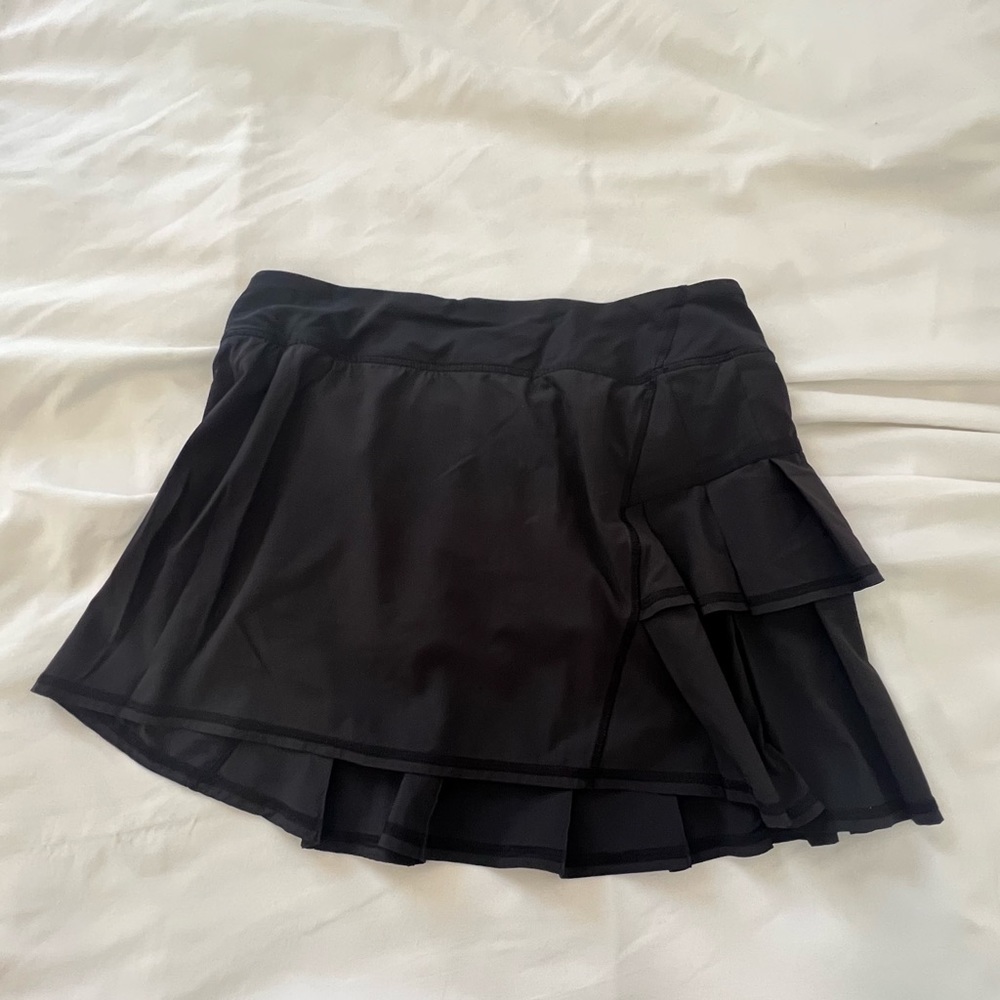 Lulu lemon black tennis skirt